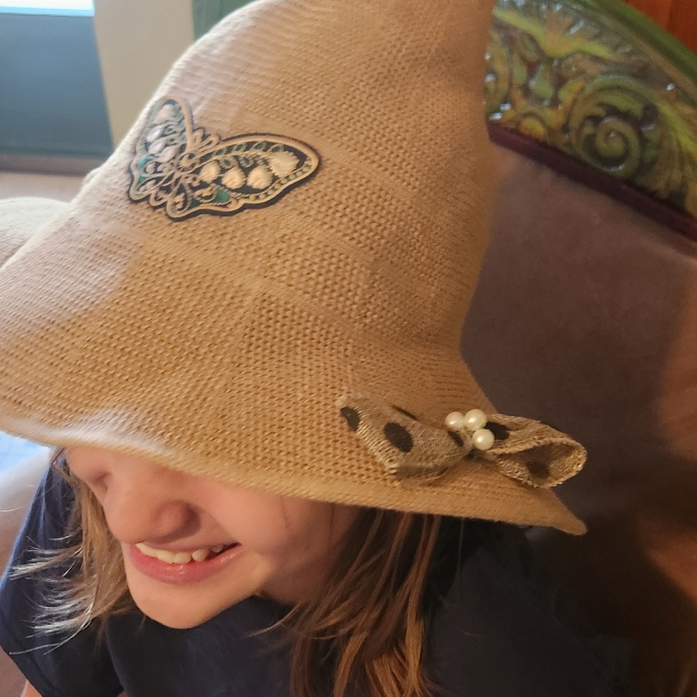 Sale Tan boho witch hat - Picture 5 of 5